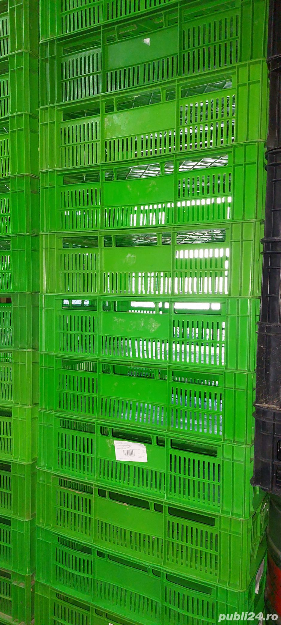 Lăzi plastic pentru legume, fructe sau pui. 