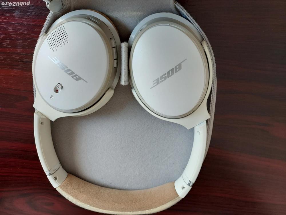 Casti Audio Over the Ear Bose SoundLink AE2, Wireless, Bluetooth, Microfon, Autonomie 15 ore, alb