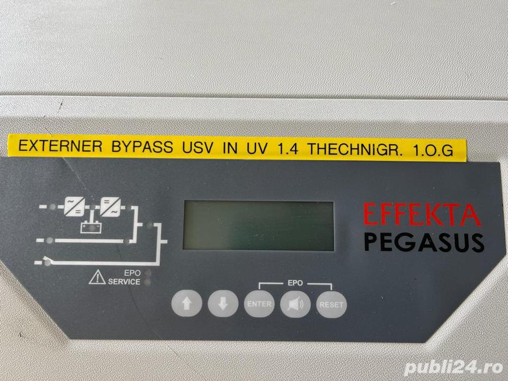 UPS Effekta Pegasus trifazat 10kWA - 8Kw