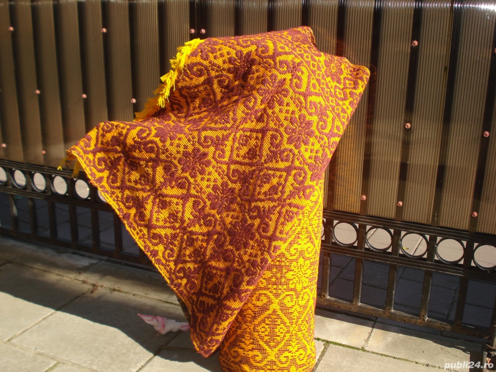 Covor Cerga Sufragerie Casa Lana manual ARTA - 15 metri cu Latime=1,60 m 