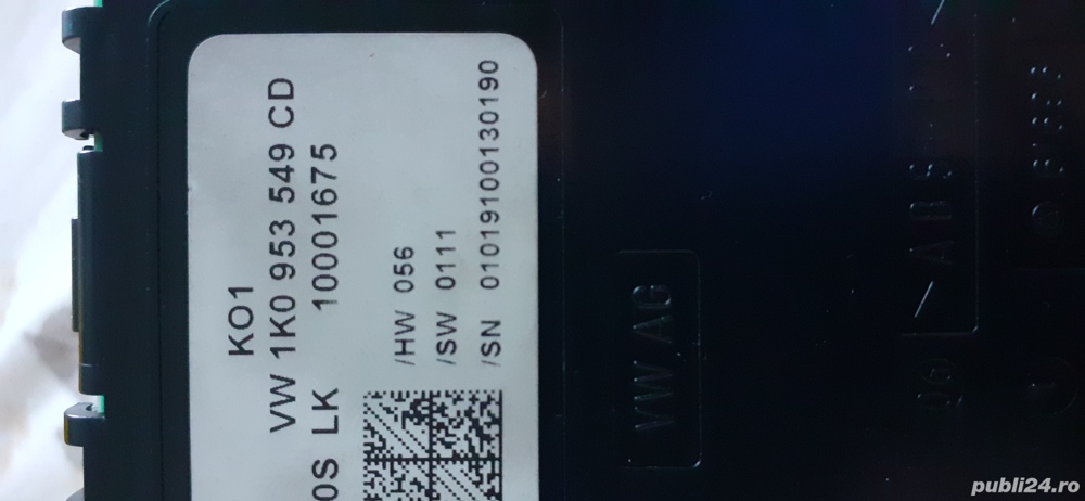 Calculator coloana volan , gama VW