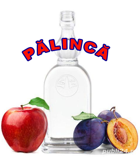 Palinca de mere si palinca de prune, din fructe 100% ecologice