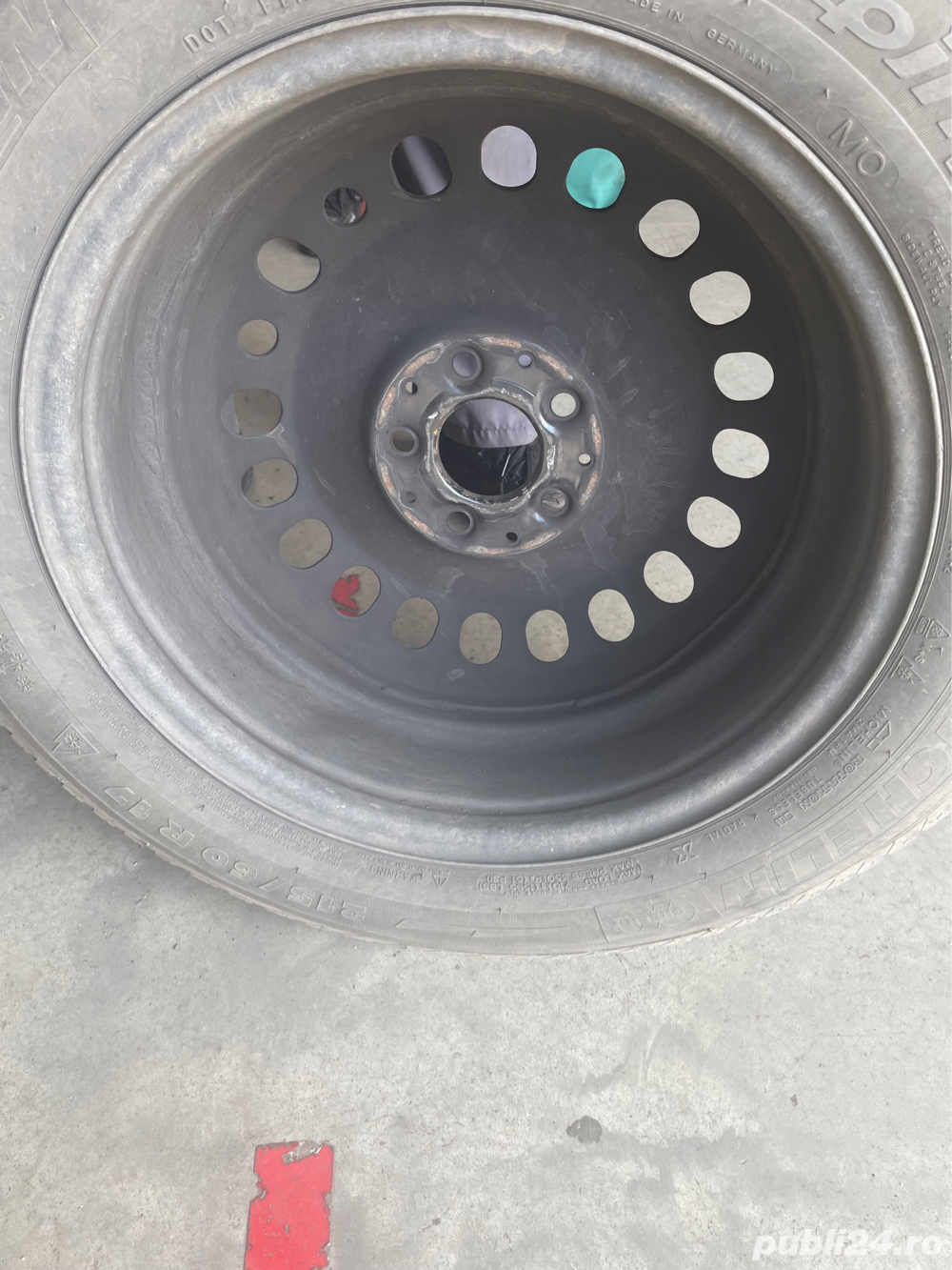 Vând jante otel Mercedes cu senzori r17