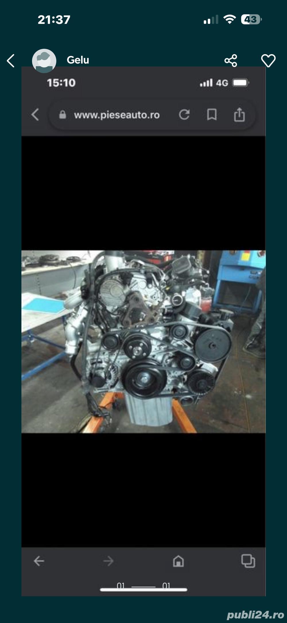 dezmembrez motor mercedes 2.2 cdi 150 cai euro 4