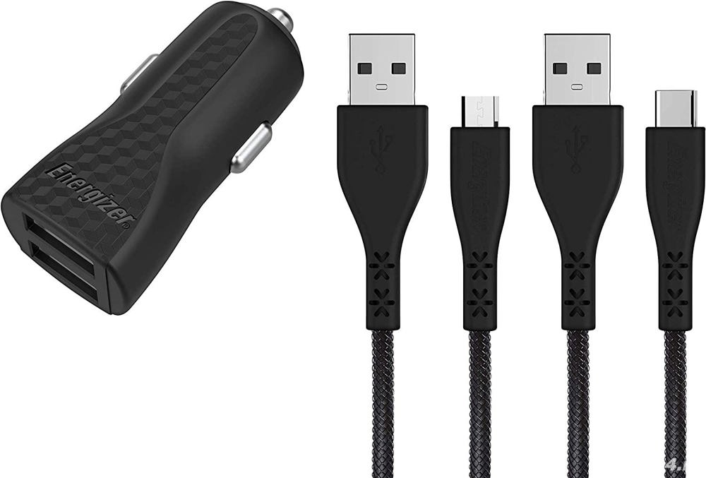 Vand Incarcator auto Energizer LifeTime, 2.4A, MicroUSB + Type C NOU Pret 49 Lei. - Charger