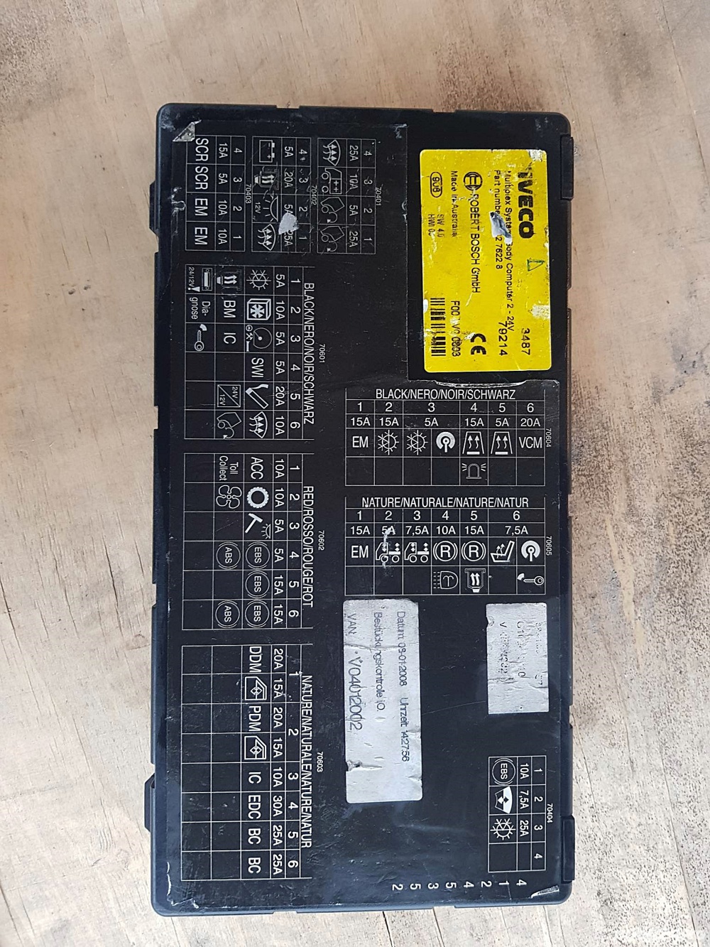 Calculator body computer iveco