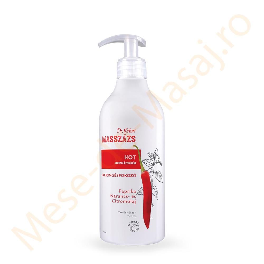Crema masaj Anticelulitic Hot Dr.Kelen 500 ml