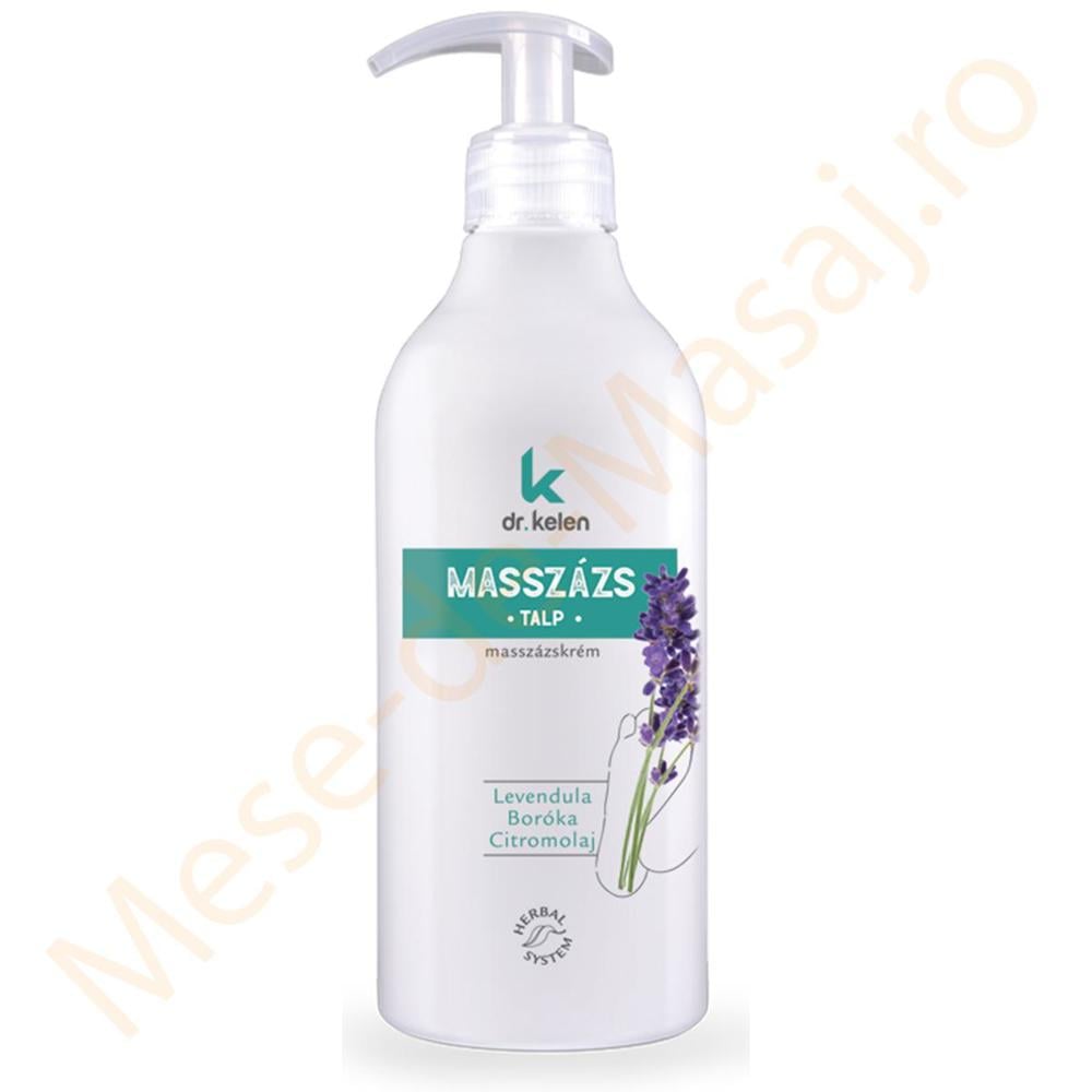 Crema pentru masajul talpilor Dr. Kelen 500 ml