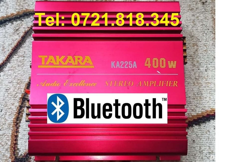 Amplificator statie auto bluetooth 400W....5000W pentru subwoofer sau difuzoare