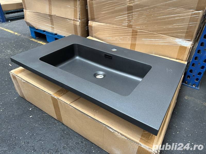  Chiuvete 80 cm ceramica neagra Callisto