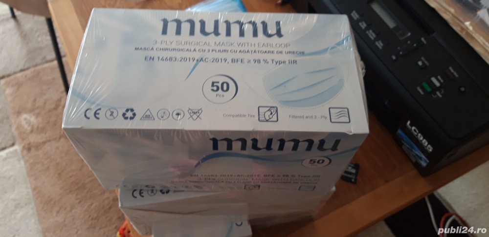 masti medicale anti covid sigilate cate 50 buc in cutie