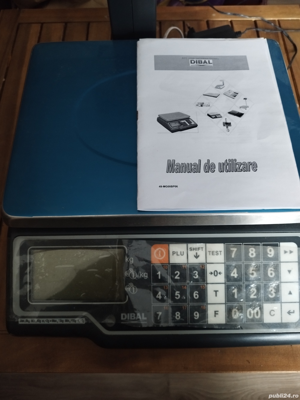 Cântar Dibal+casa de marcat