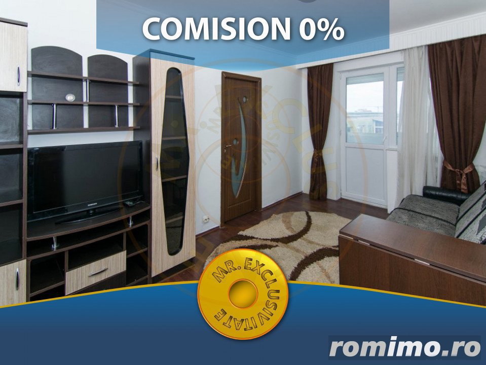 Apartament de inchiriat 2 camere zona Lidl Exercitiu. 0% Comision