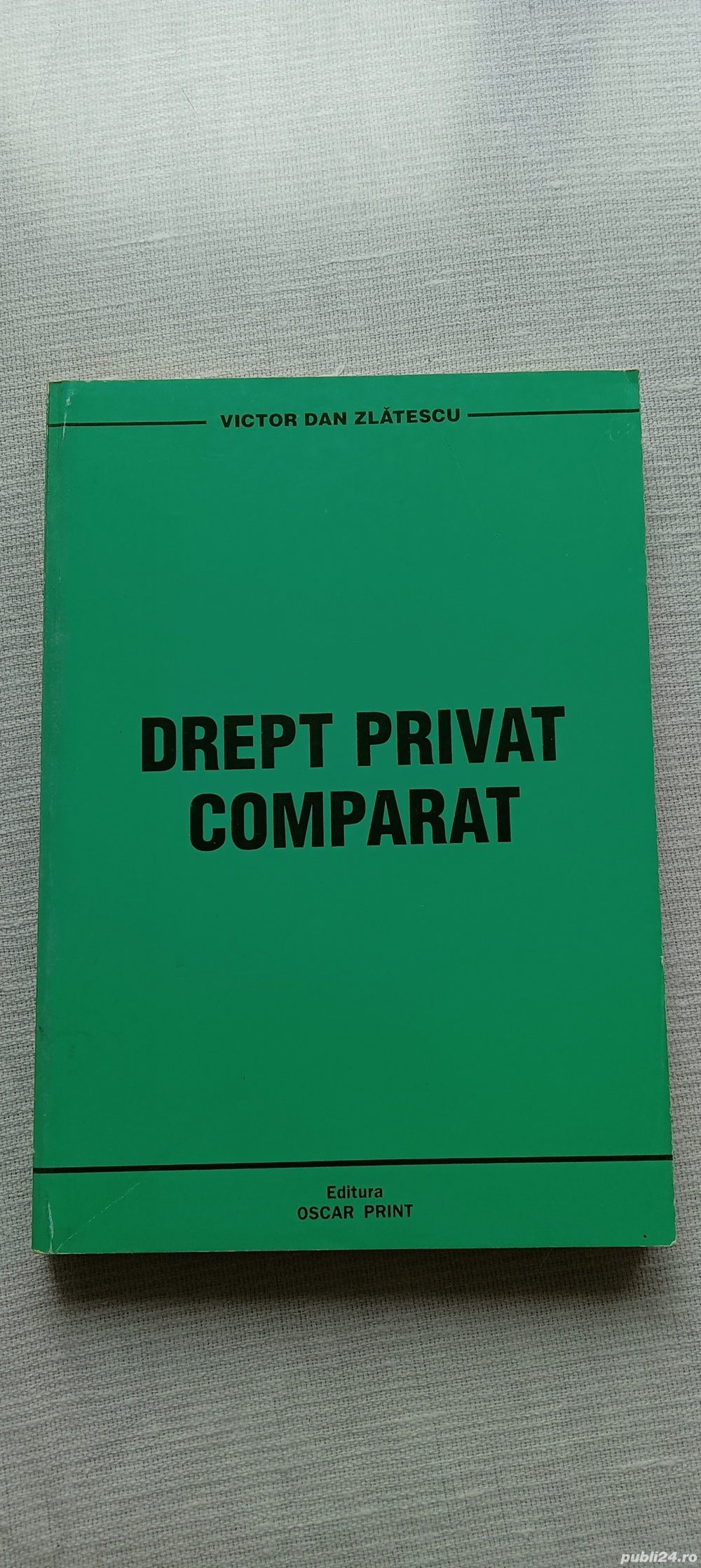 V.D.Zlatescu Drept Privat Comparat- 20 lei