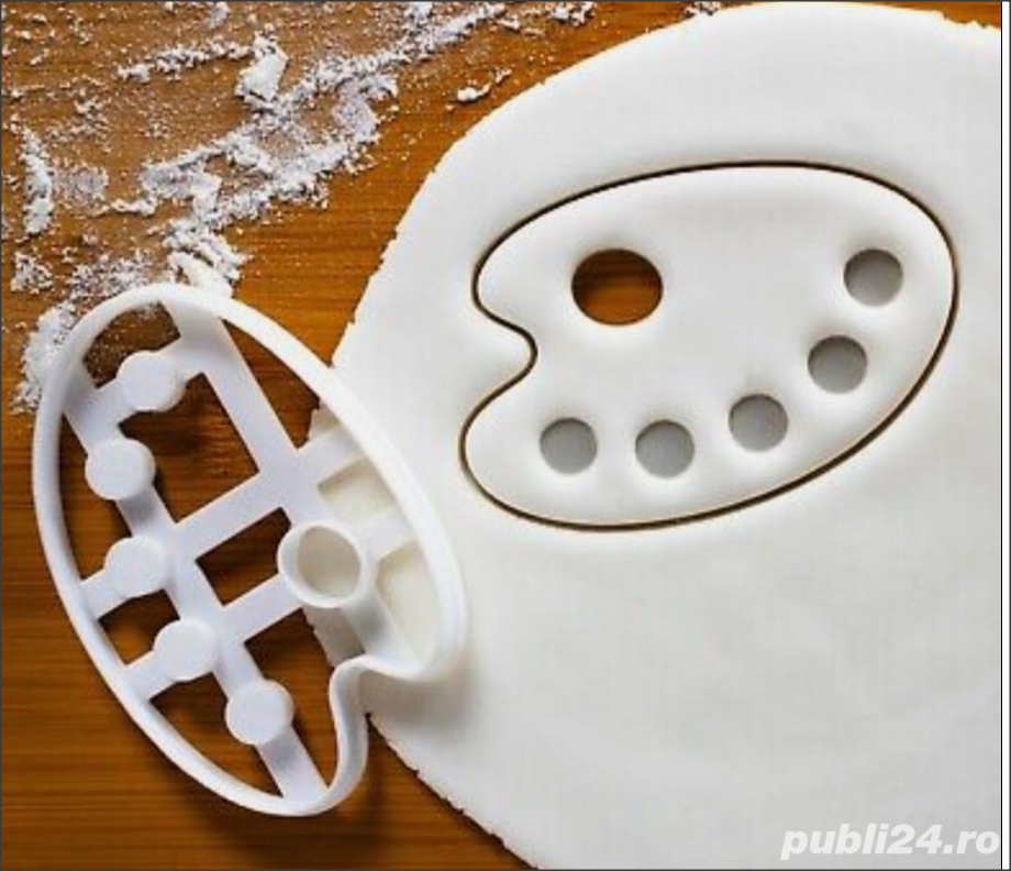 paleta de culori - forma taiat si modelat