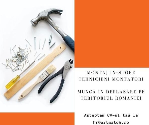 Angajam Montator mobilier