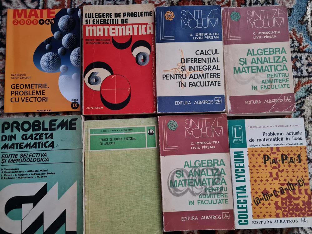 Culegeri de probleme de matematica si fizica