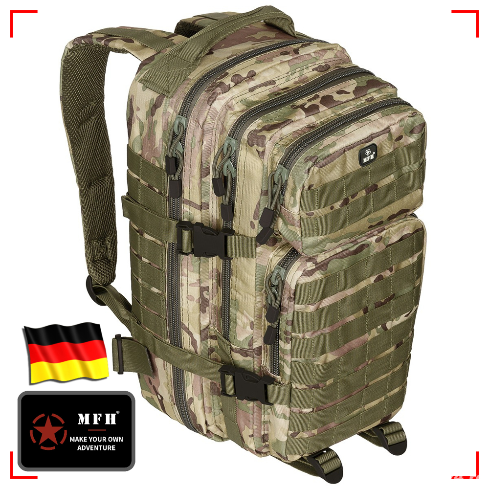 RUCSAC MILITAR MFH camuflaj stil Combat Armata impermeabil 30L Molle - w w w autenticshop . ro 