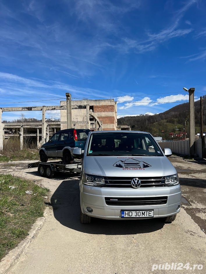 Transport auto pe platforma