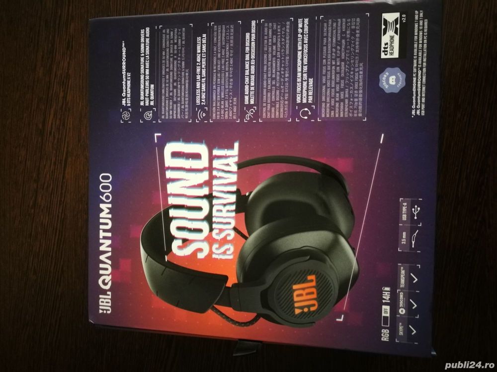 Casti Gaming JBL QUANTUM 600.