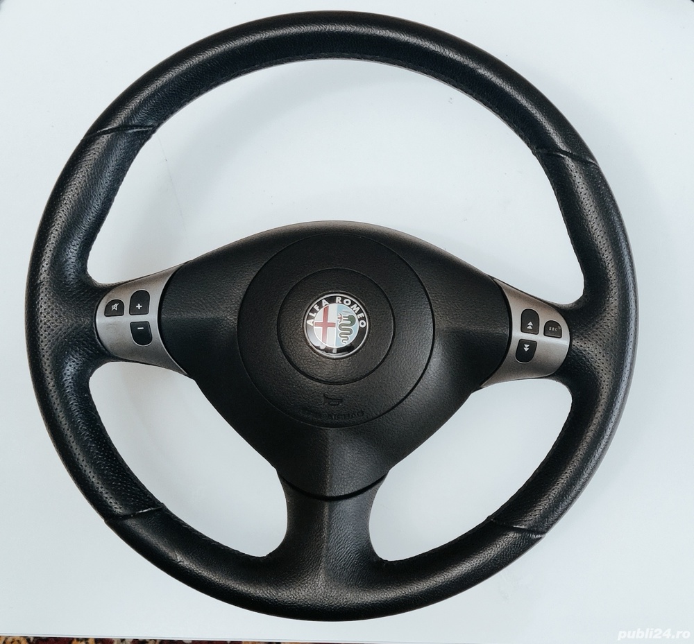 Volan Alfa Romeo 156, 147, GT, complet cu airbag. Volan Alfa Romeo 156, 147, GT, complet cu airbag.