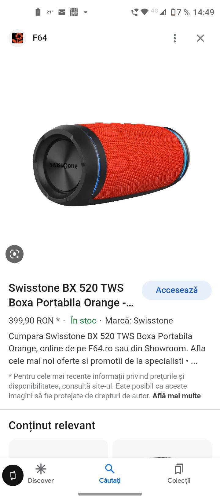 boxa portabila model BX 520 TWS