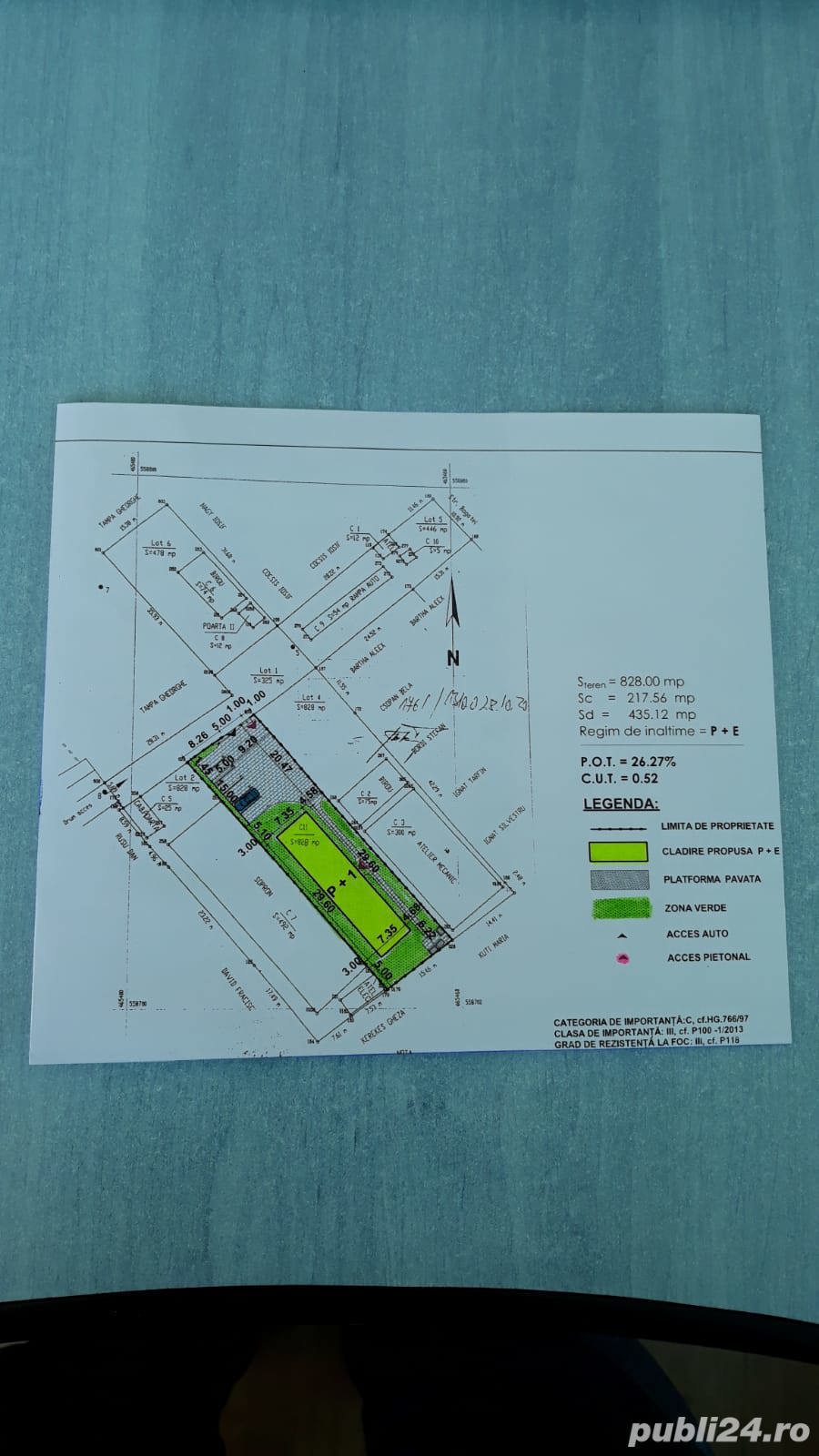 Platforma betonata, zona semicentrala, in Tg. Mures