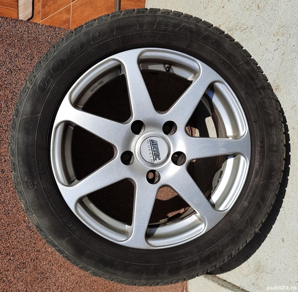 4 Jante BMW cu anvelope de vară