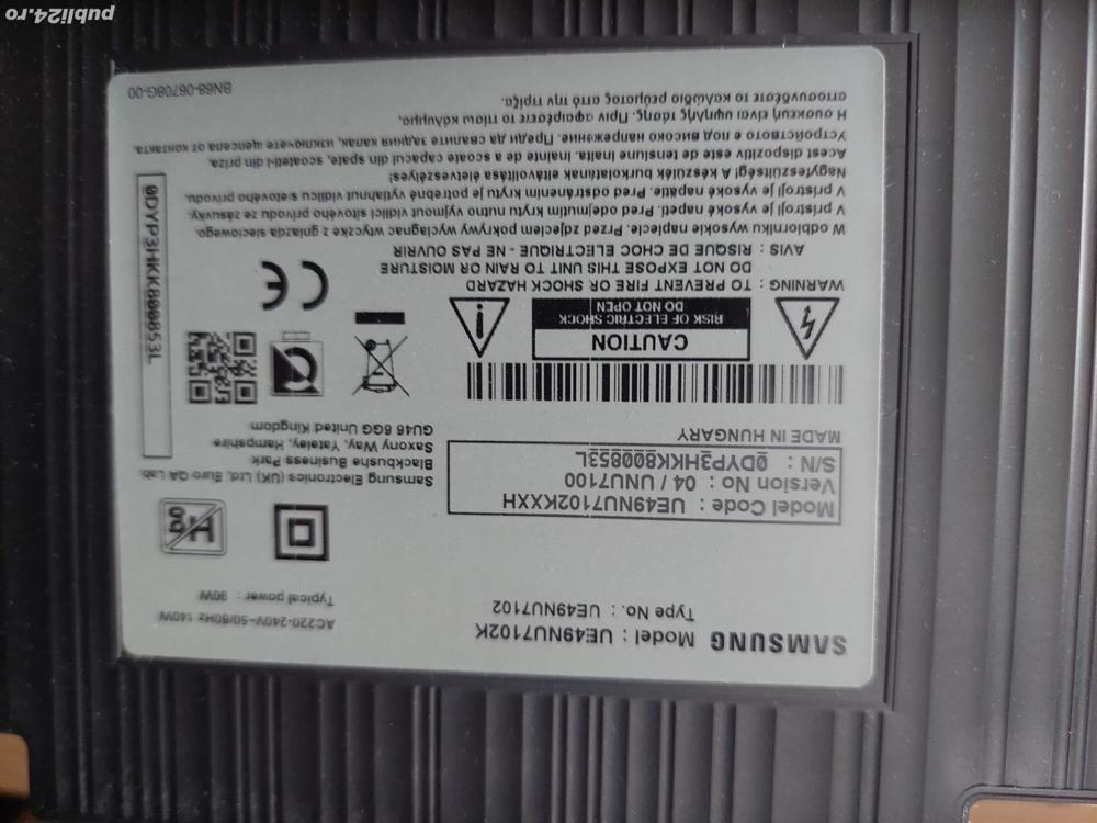 Smart tv defect Samsung UE49 7102K- Samsung UE49 7172U
