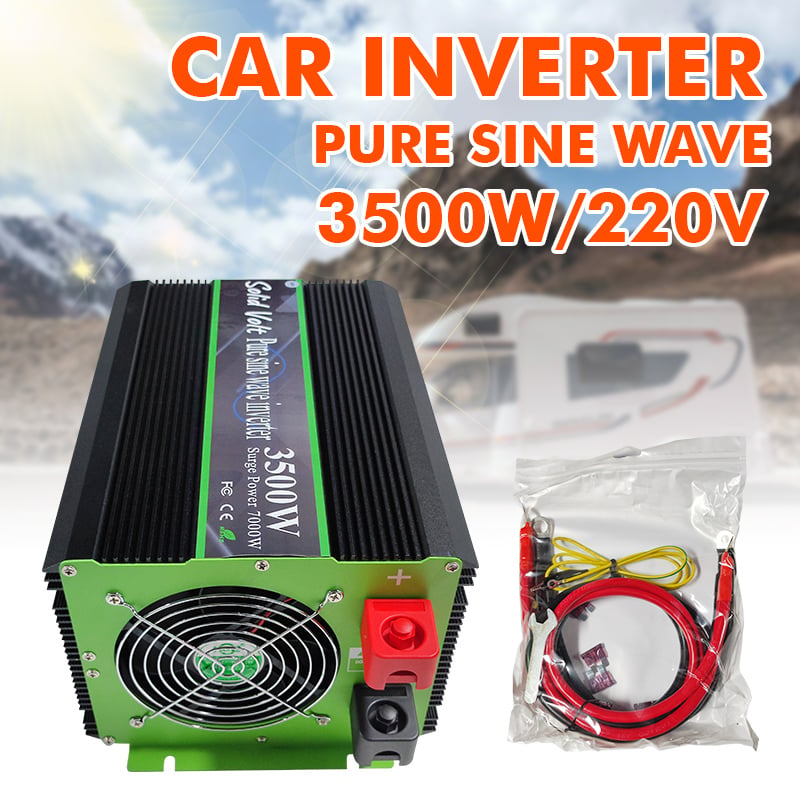 Invertor Sinus Pur 3500W putere continuă, 12V sau 24V, camper-van, rulotă, panouri solare