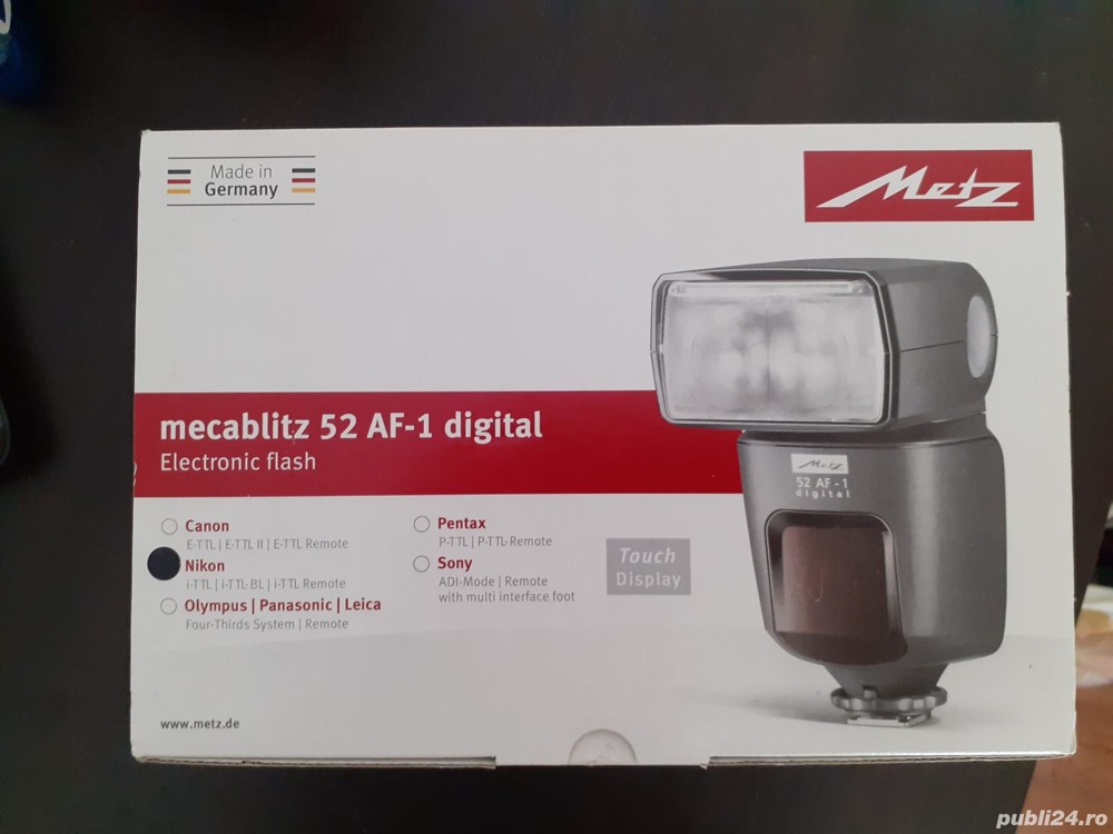 Vand Blitz-uri Nikon Metz Mecablitz 52 AF-1 aparat foto