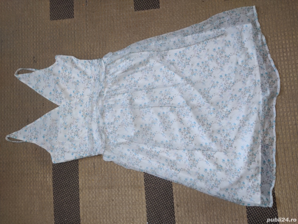 Rochie din voal cu bretele marimea L