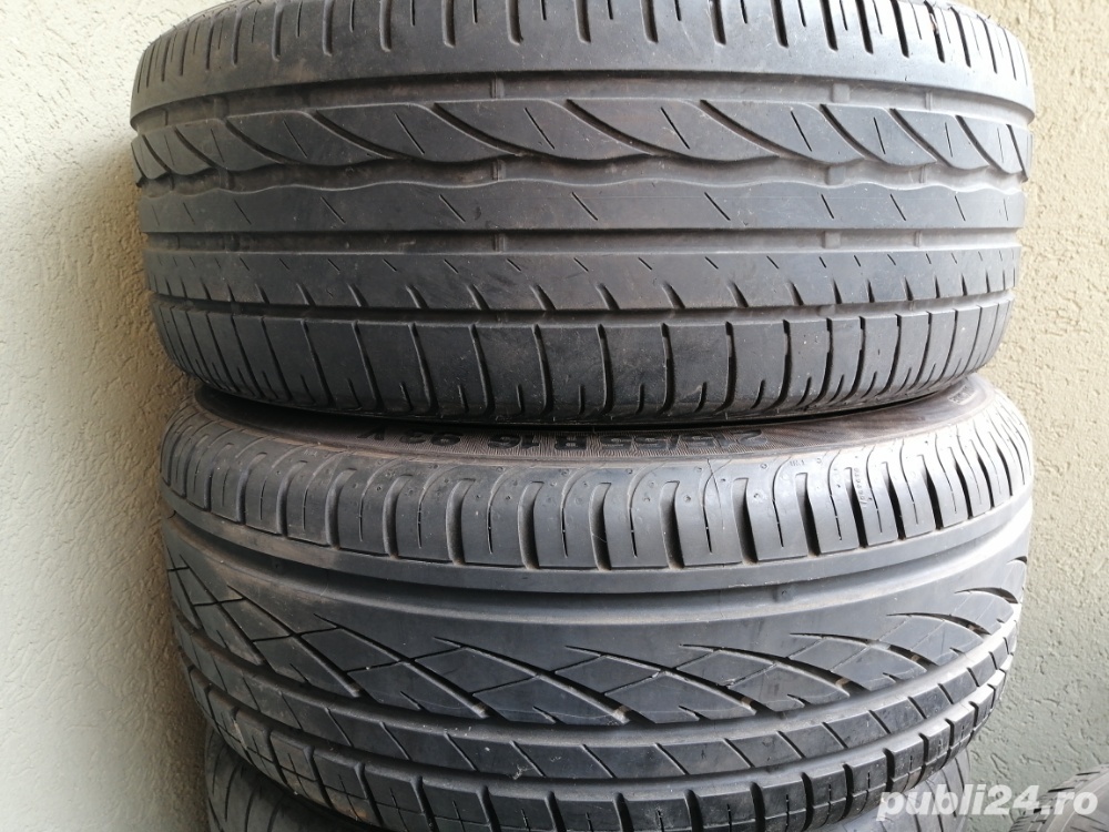Anvelopa Continental 215/55R16, Bridgestone Turanza 205/55R16, Janta aliaj 16, Audi, Vw, Skoda, Seat