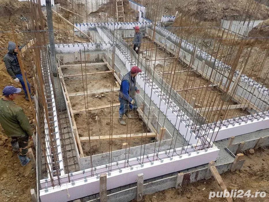 Cofraje nedemontabile din polistiren EPS100 pentru construcții Case Pasive.