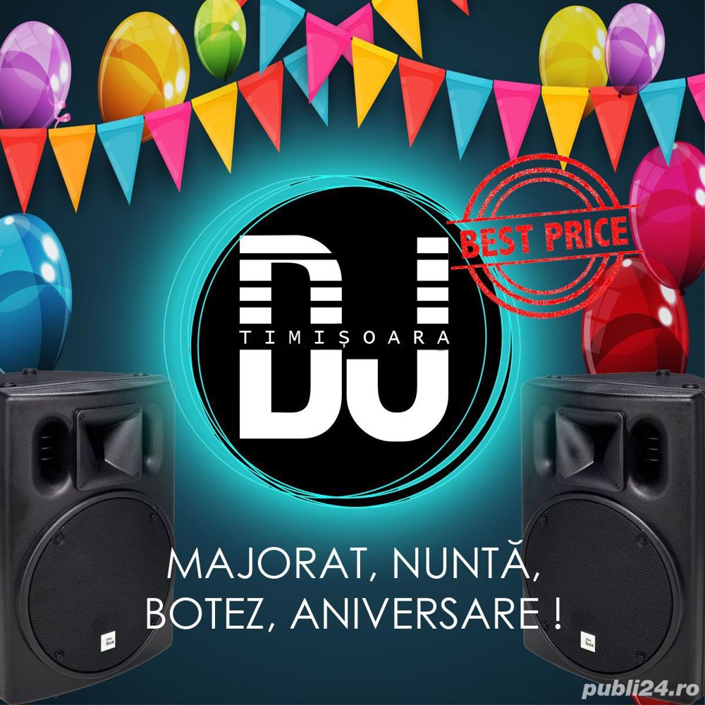 DJ nunta, botez, majorat in Timisoara