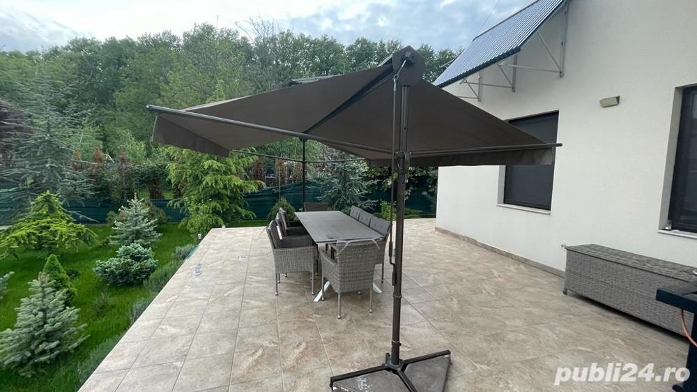 Pavilion terasa culoare maro 500 x 300 cm - 2500 lei