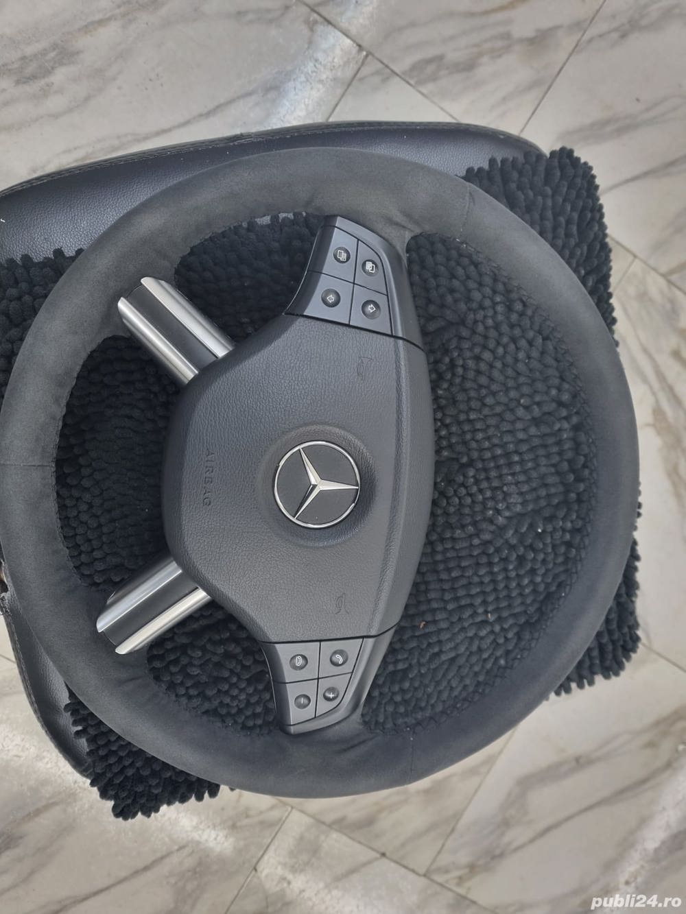 Volan mercedes ml gl r class cu airbag A1644600098  