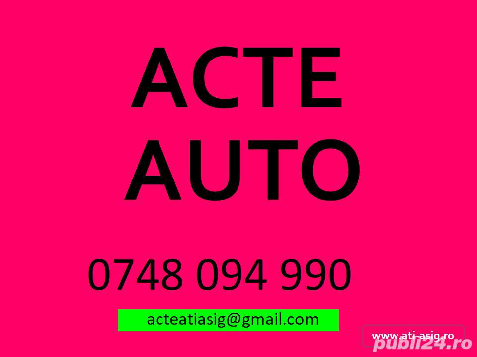 Acte auto - Traduceri