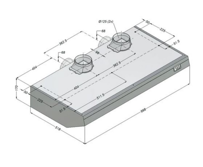 Hota Profesionala Bartscher Novy W1000SS, 2 Motoare, 700 mc/h, Germany