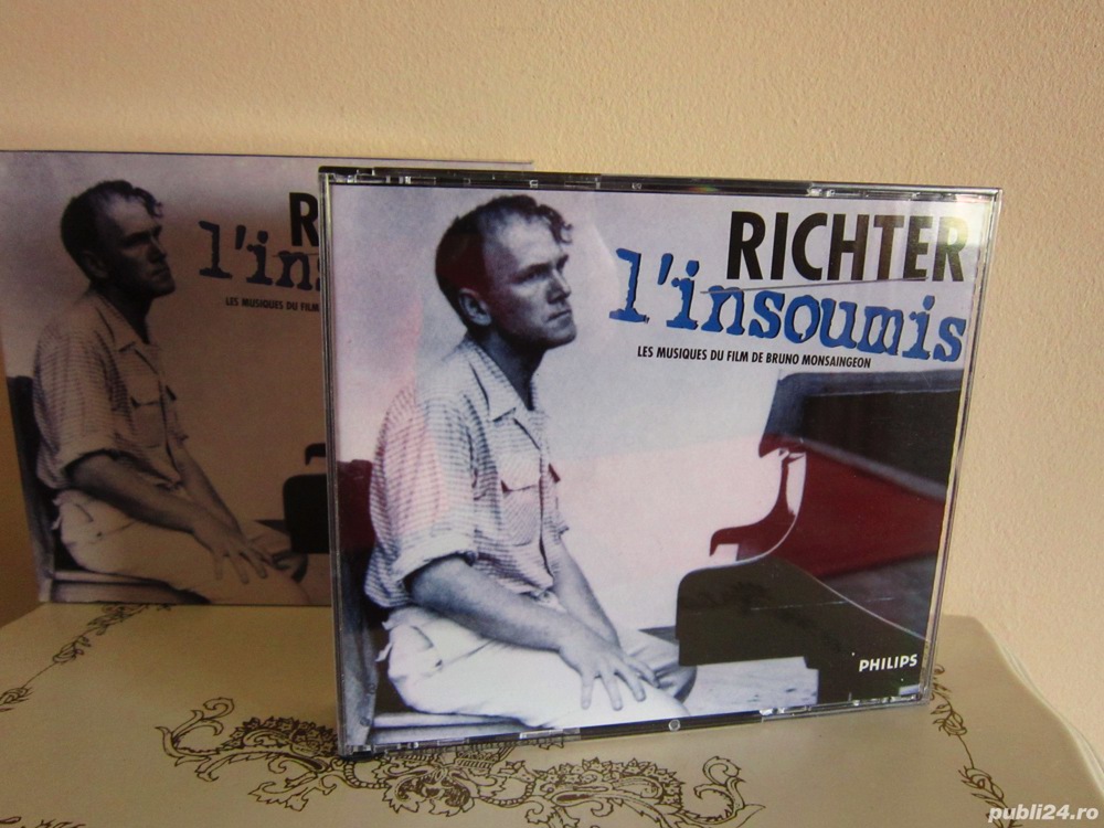 Sviatoslav  Richter l'insoumis pianistul rebel 3cd+booklet Franta 1998 