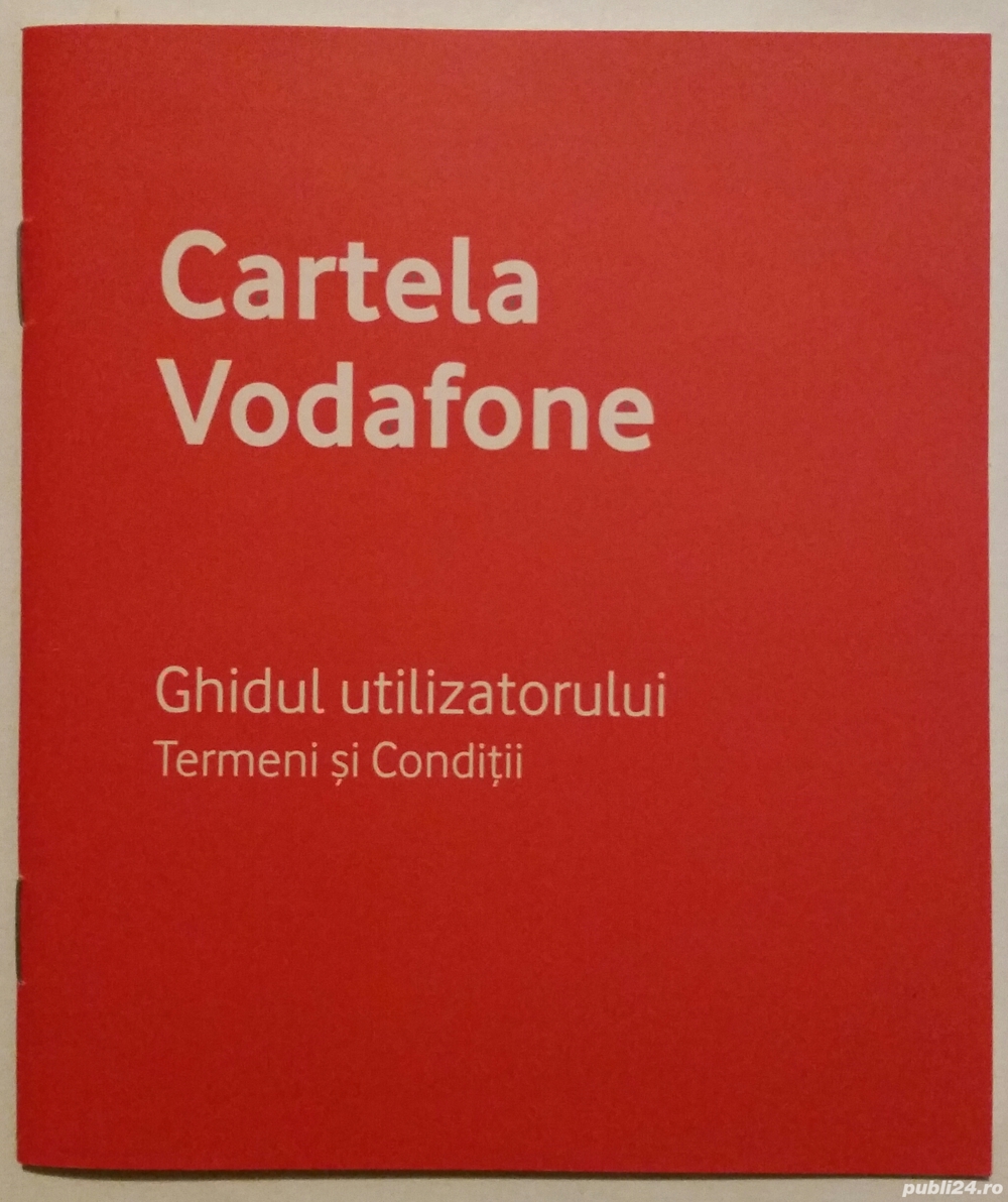Cartela Vodafone - ghidul utilizatorului