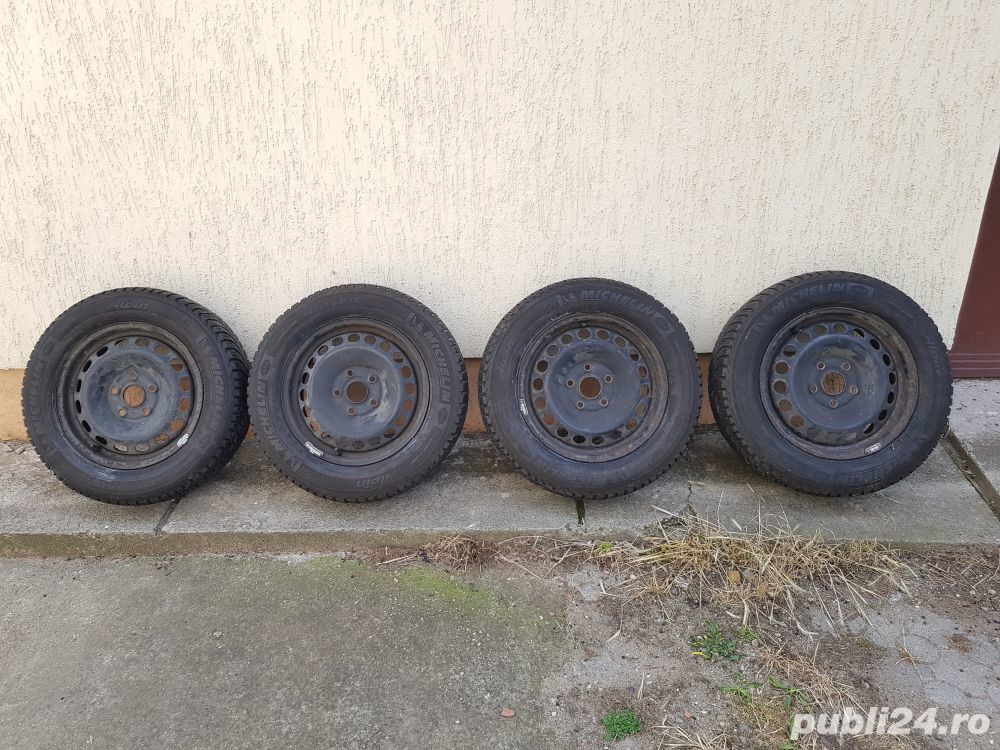 Jante cu anvelope 195/65/R15 iarna 5x112 etc;