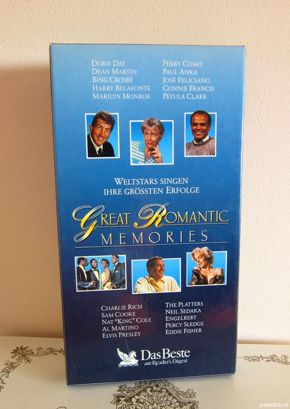 rar 3 casete audio Great Romantic Memories Superstars 1988 Germany-nou
