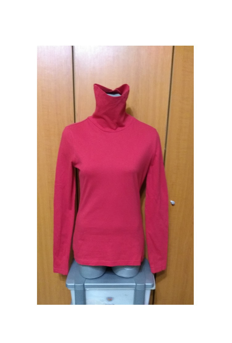 Bluza/ Maleta/ Helanca rosie F&F UK, bbc ,guler inalt , M