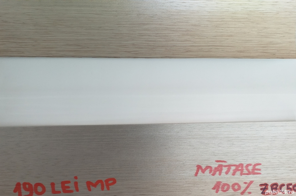  Rolete Zi Noapte Bej Din Matase Zebra Decor La Comanda ZBC-50