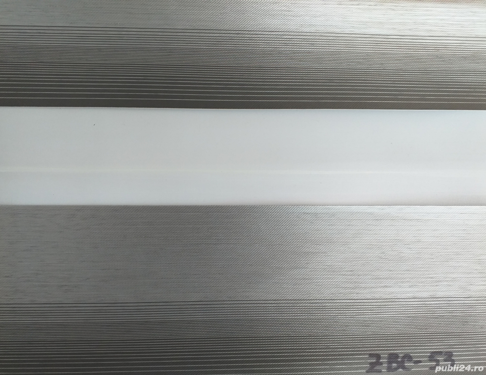 Rolete Zi Noapte Gri Din Matase Zebra Decor La Comanda ZBC-53