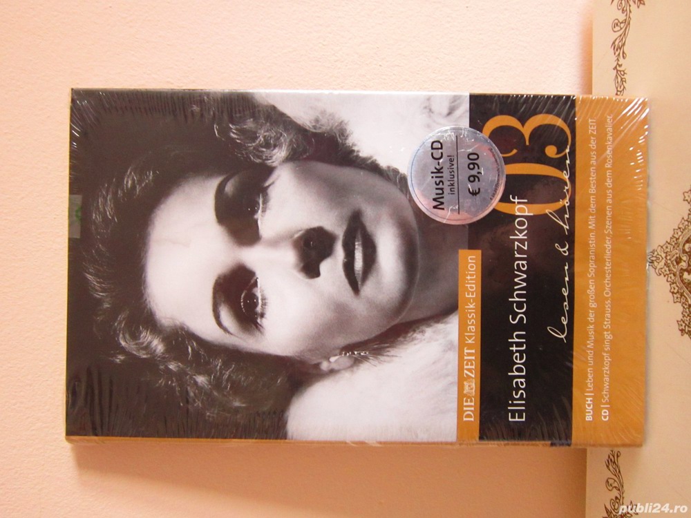 cd+carte Elisabeth Schwarzkopf  soprana Germania 2006 sigilat