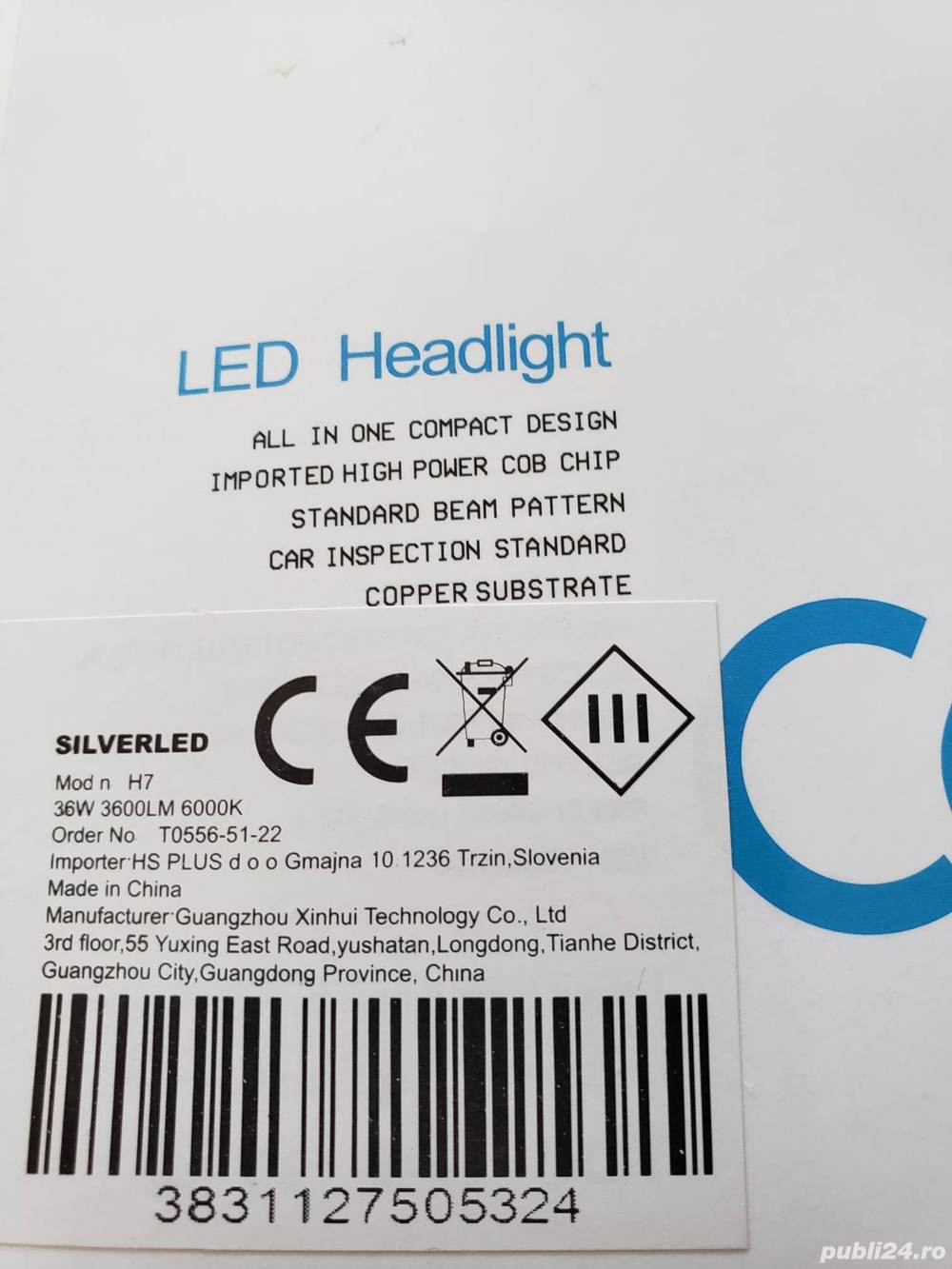 Leduri auto H7, noi