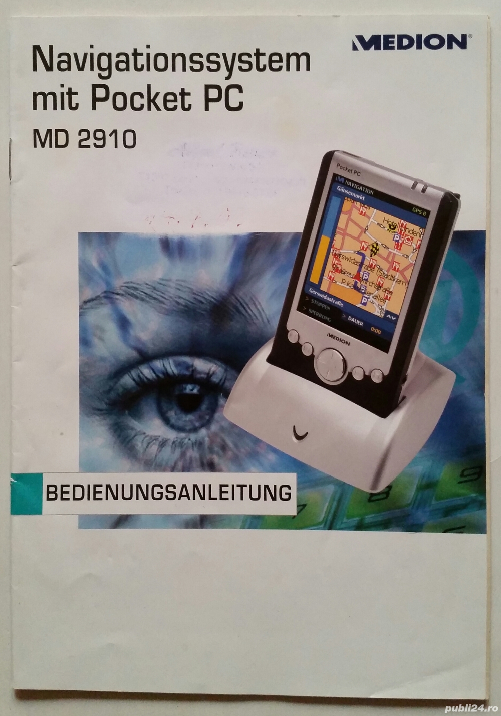 Sistem navigaţie Pocket PC Medion MD 2910 - manual de utilizare