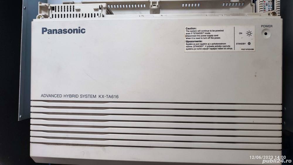 Centrala telefonica panasonic KX-TA616